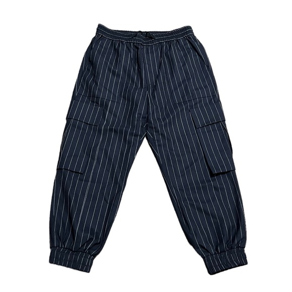 Juun.J Other - juun. J Pinstripe Cargo Jogger // size Small